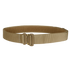 The Condor Cobra Tactical Belt, featuring a sturdy metal buckle and tan finish, is displayed against a plain white background—perfect for military use or everyday carry.
