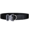 The Condor Cobra Pro Belt is a black tactical belt featuring a metal buckle and central D-ring, designed for heavy-duty or utility use.