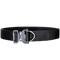 The Condor Cobra Pro Belt is a black tactical belt featuring a metal buckle and central D-ring, designed for heavy-duty or utility use.