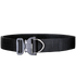 The Condor Cobra Pro Belt is a black tactical belt featuring a metal buckle and central D-ring, designed for heavy-duty or utility use.