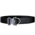 The Condor Cobra Pro Belt is a black tactical belt featuring a metal buckle and central D-ring, designed for heavy-duty or utility use.