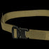 The Condor Hybrid EDC Belt, a tan tactical nylon belt with a black metal quick-release buckle, designed for military and law enforcement use, is shown against a white background.