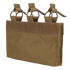 The Condor M4 Mag Insert is a tan tactical pouch with three attachment straps and a front Velcro panel, designed for organizing gear or carrying magazines.