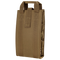 The Condor Pack Insert is a tan tactical nylon pouch with reinforced stitching and dual top handles, perfect for bushcraft or attaching essential gear at the shooting range.