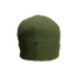 The Condor Watch Cap in olive green fleece is displayed from the back on a plain white background.