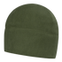 The Condor Watch Cap is an olive green fleece beanie with a simple design, shown from the side—perfect for military use or trips to the shooting range.