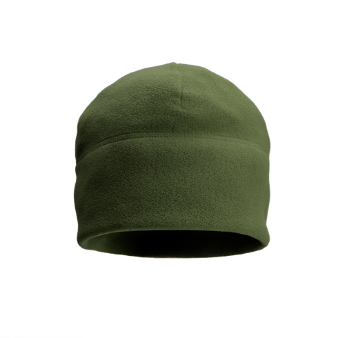 The Condor Watch Cap is a plain olive green fleece beanie hat shown against a white background.