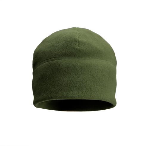 The Condor Watch Cap is a plain olive green fleece beanie hat shown against a white background.