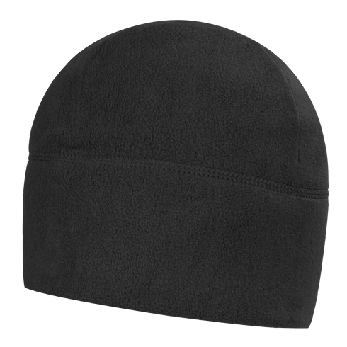 The Condor Watch Cap is a plain black fleece beanie with a subtle center seam—ideal for everyday carry or staying warm at the shooting range.