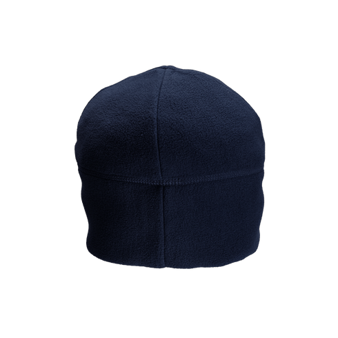 The Condor Watch Cap is a dark blue fleece beanie shown from the back with visible seam lines, set against a plain white background.