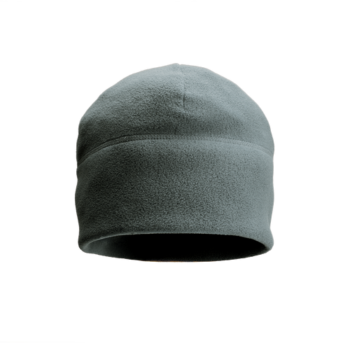 The Condor Watch Cap, a plain gray fleece beanie, is displayed on a white background.