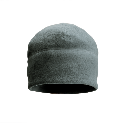 The Condor Watch Cap, a plain gray fleece beanie, is displayed on a white background.