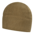 The Condor Watch Cap is a plain brown fleece beanie hat, shown against a white background—perfect for military use or long days at the shooting range.