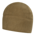 The Condor Watch Cap is a plain brown fleece beanie hat, shown against a white background—perfect for military use or long days at the shooting range.