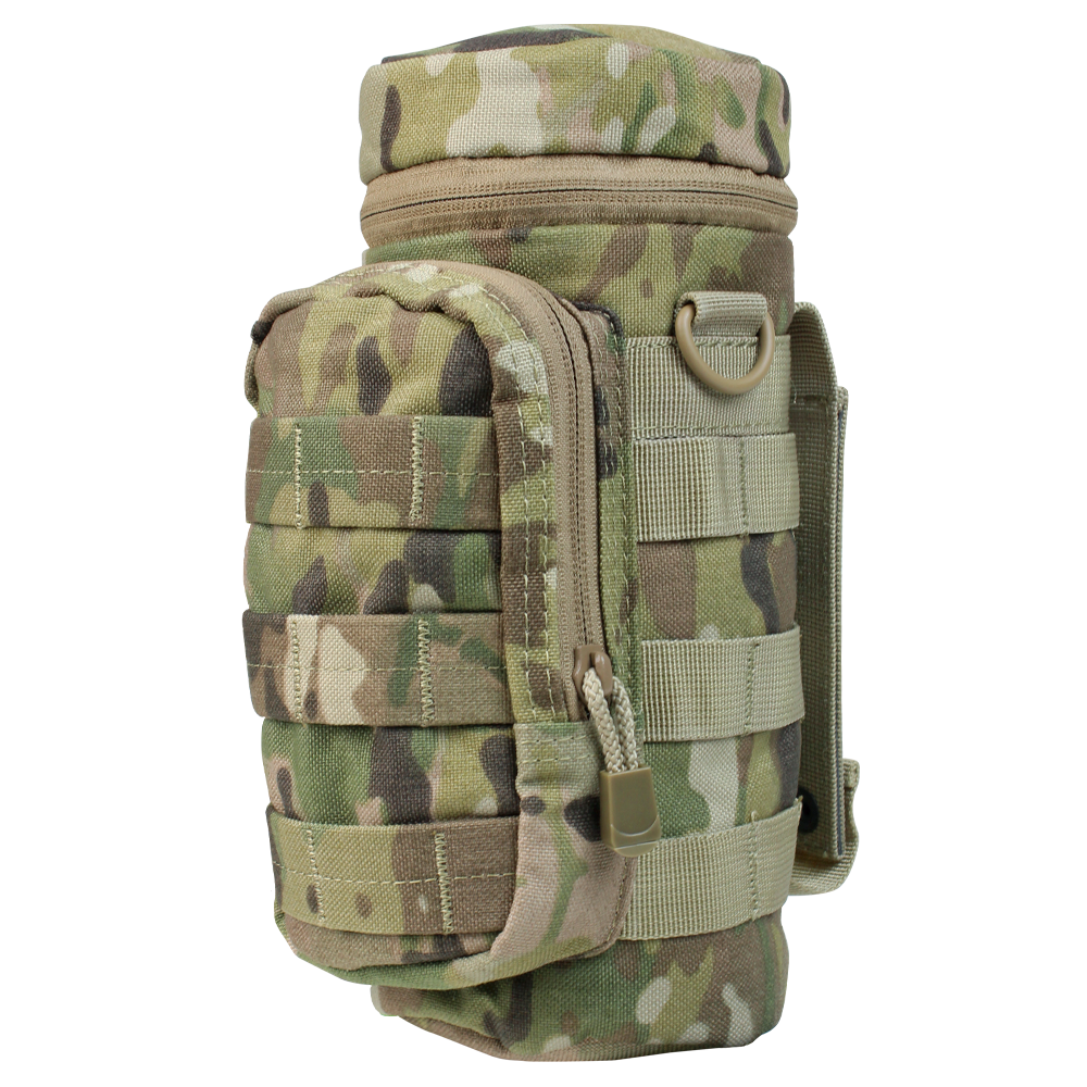 Orca Tactical Military MOLLE H2O Water Bottle Pouch Hydration Carrier  (Multicam) 