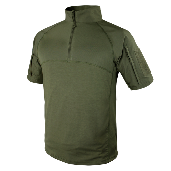 Rothco 1/4 Zip Combat Shirt, Black, Large
