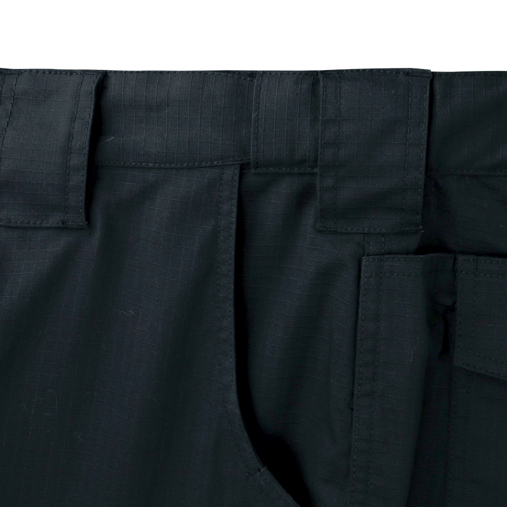 Close-up of the waistband and upper section of Condor Mens Protector EMS Pants, featuring belt loops, pocket details, and textured fabric.