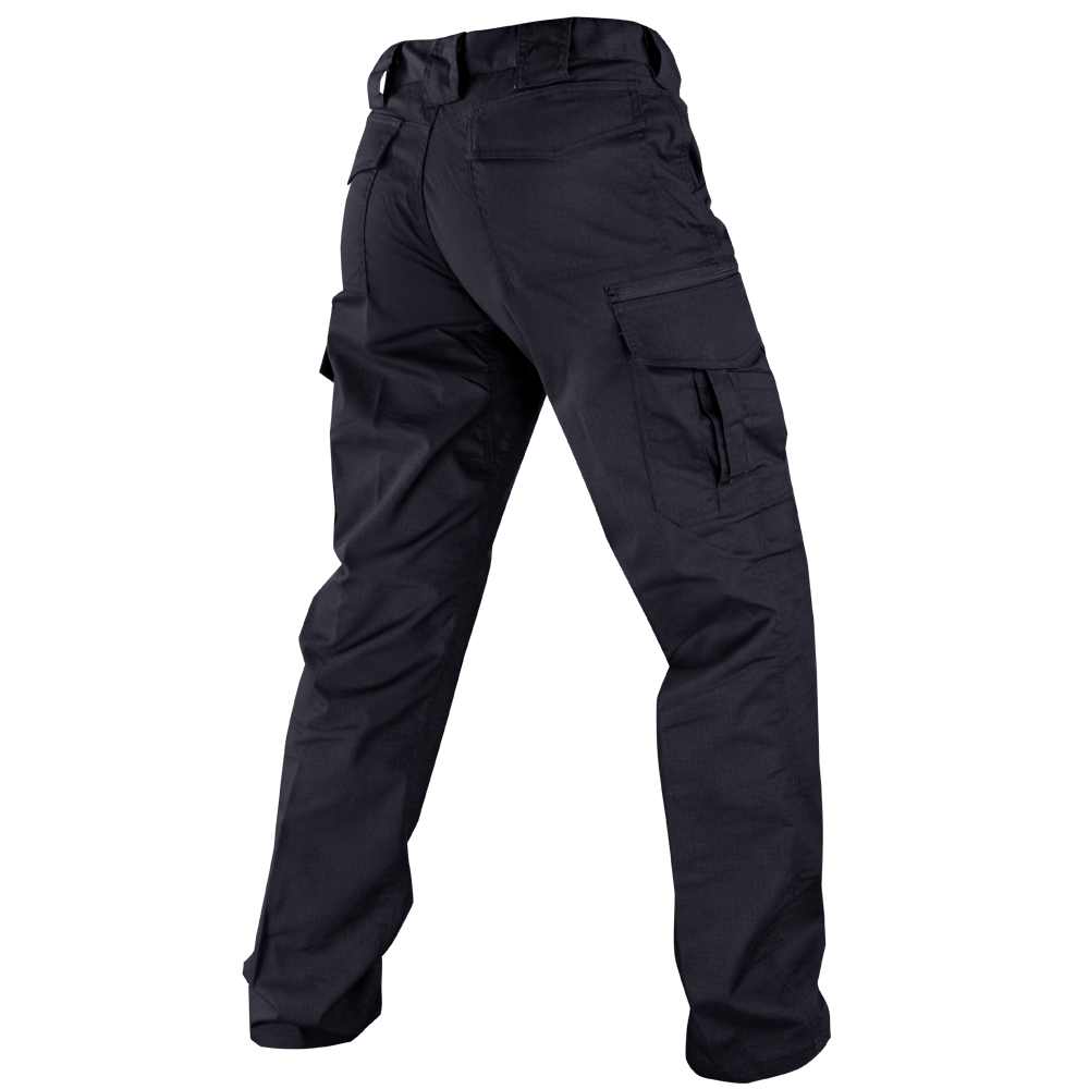The Condor Womens Protector EMS Pants are shown from the back, featuring multiple pockets and a straight-leg fit—ideal for first responder needs.