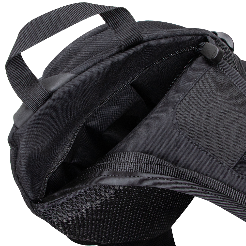 The Condor Elite Sector Sling Bag 18L by Condor features an open main compartment, zipper pocket, and padded shoulder strap—perfect for First Responder or Law Enforcement use.