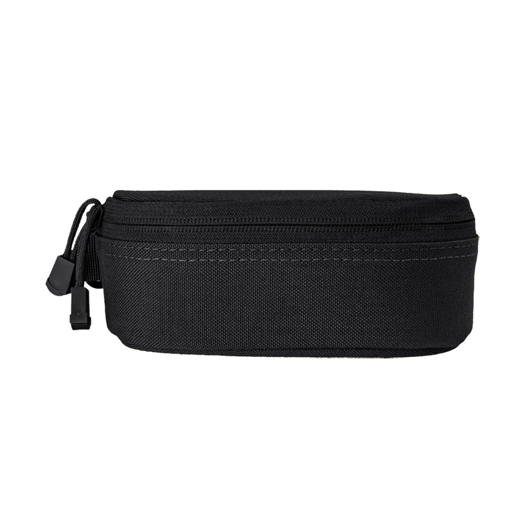 The Condor Sunglasses Case is a small, black zippered rectangular pouch with textured fabric, shown against a plain white background.
