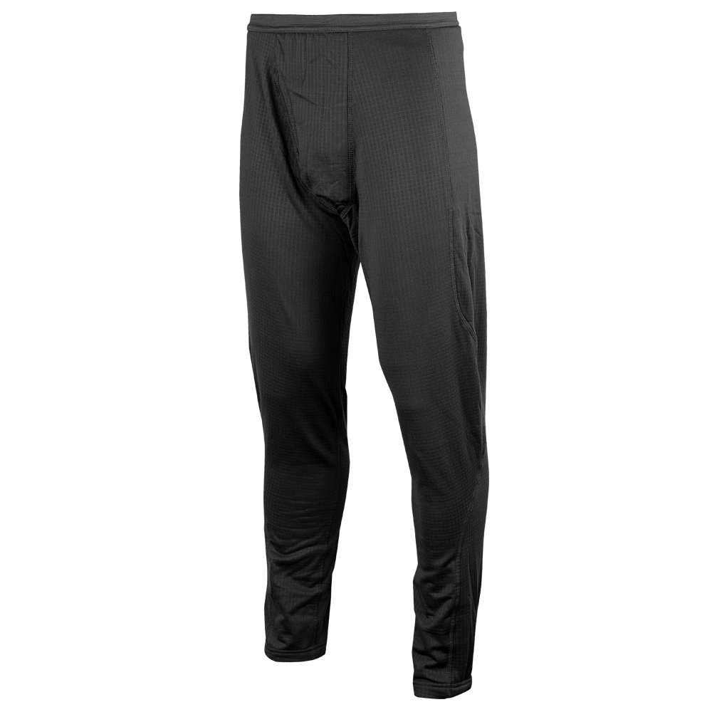 Condor Base II Mid-Weight Drawer thermal pants shown on a transparent background, perfect for bushcraft adventures or military use in cold environments.
