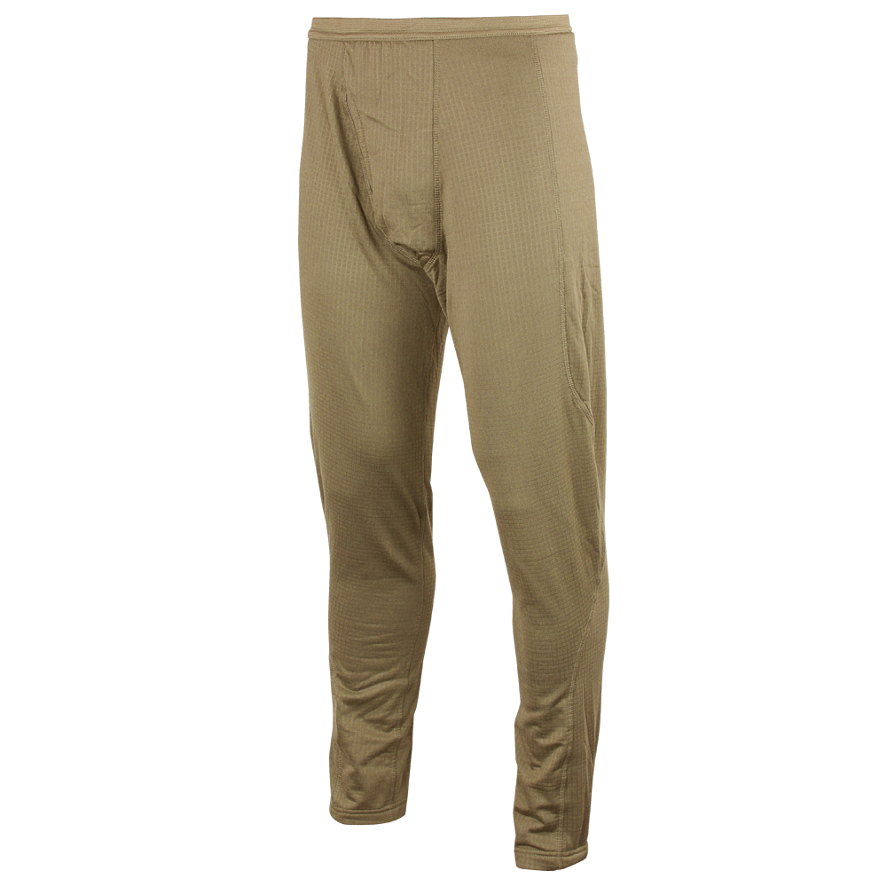 The Condor Base II Mid-Weight Drawer in light brown is a full-length thermal pant—perfect as a reliable base layer for first responders or bushcraft adventures.