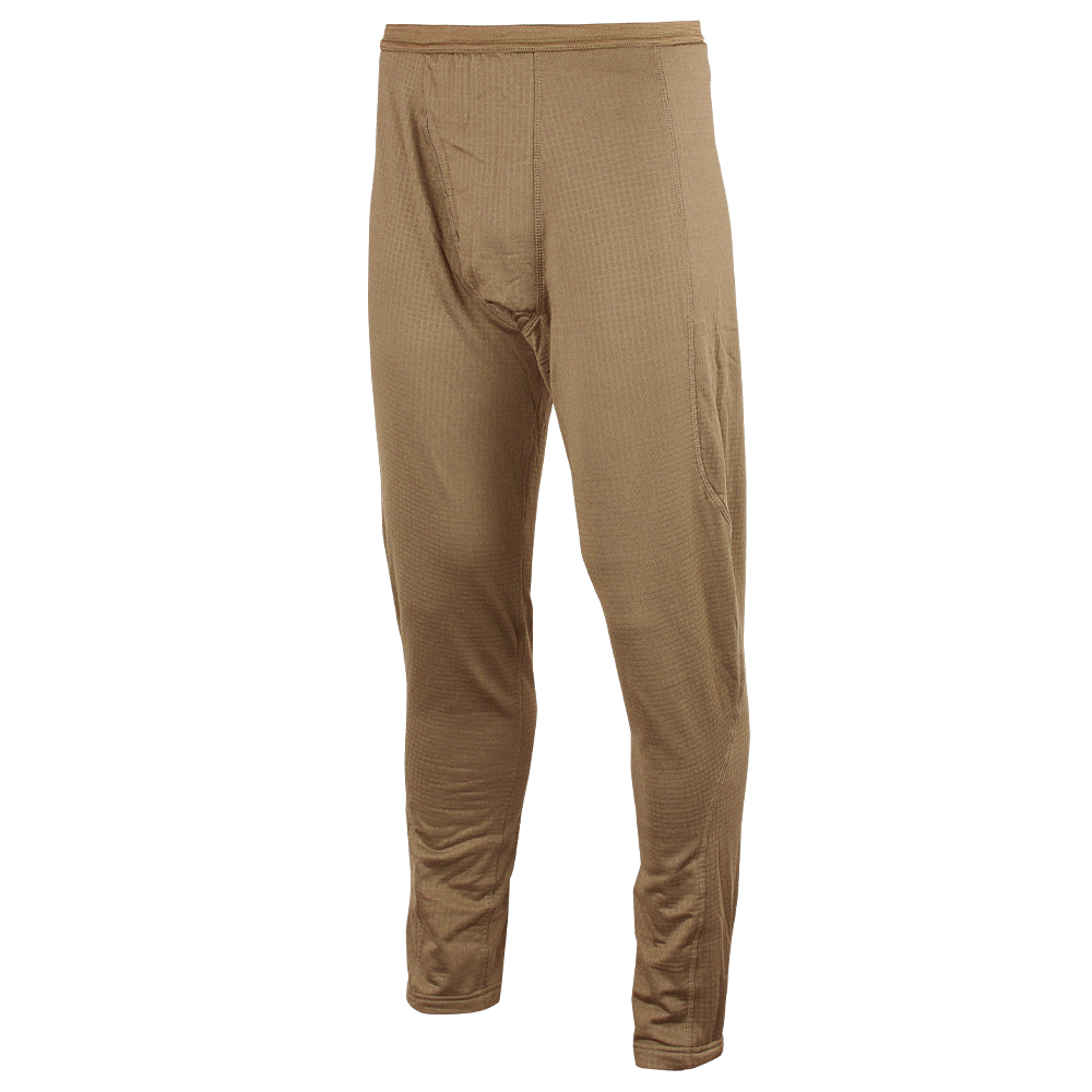 The Condor Base II Mid-Weight Drawer is a pair of brown thermal underwear pants, perfect for EDC or law enforcement professionals who need dependable warmth in tough conditions.