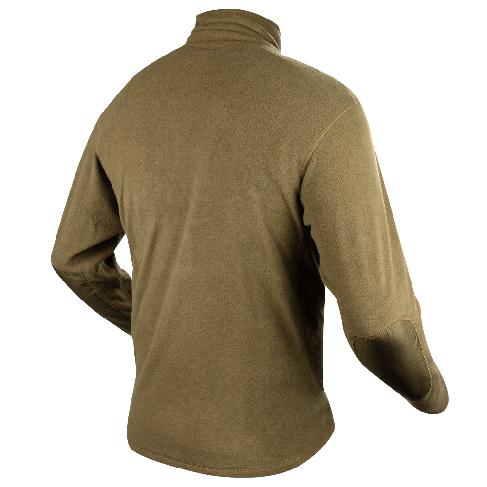 Quarter Zip Pullover in Coyote Brown