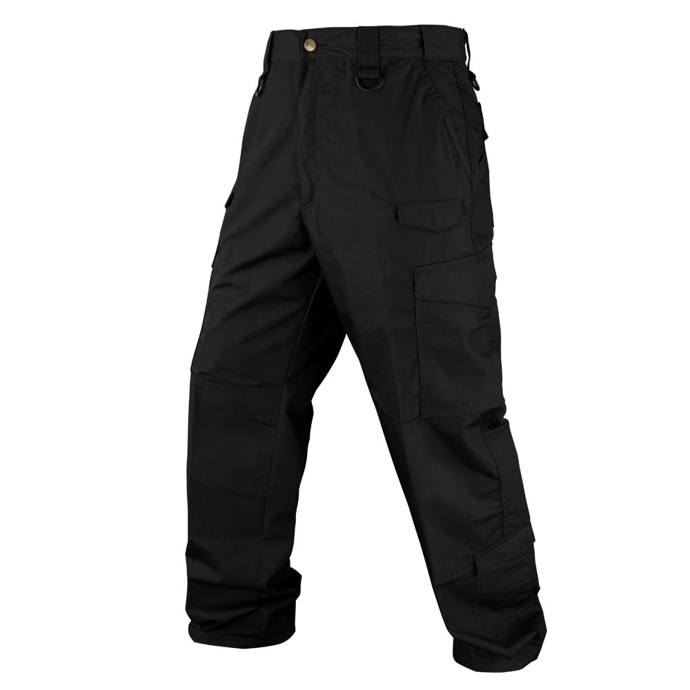 The Condor Sentinel Tactical Pants, shown against a plain white background, feature multiple pockets, belt loops, and a button closure.