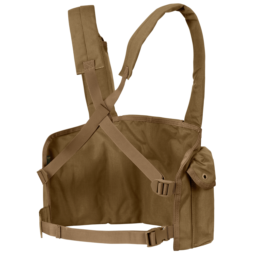 7 Pocket Chest Rig in Coyote Brown