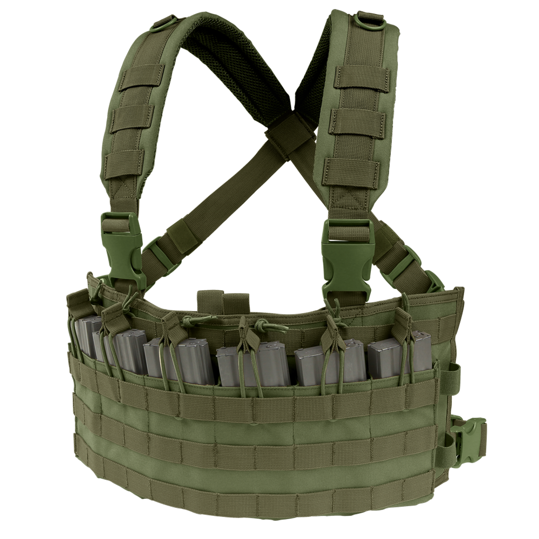 コンドル　ナイロン製 OD チェストリグ RAPID ASSAULT Rapid Assault Chest Rig - CONDOR® – Condor Elite, Inc