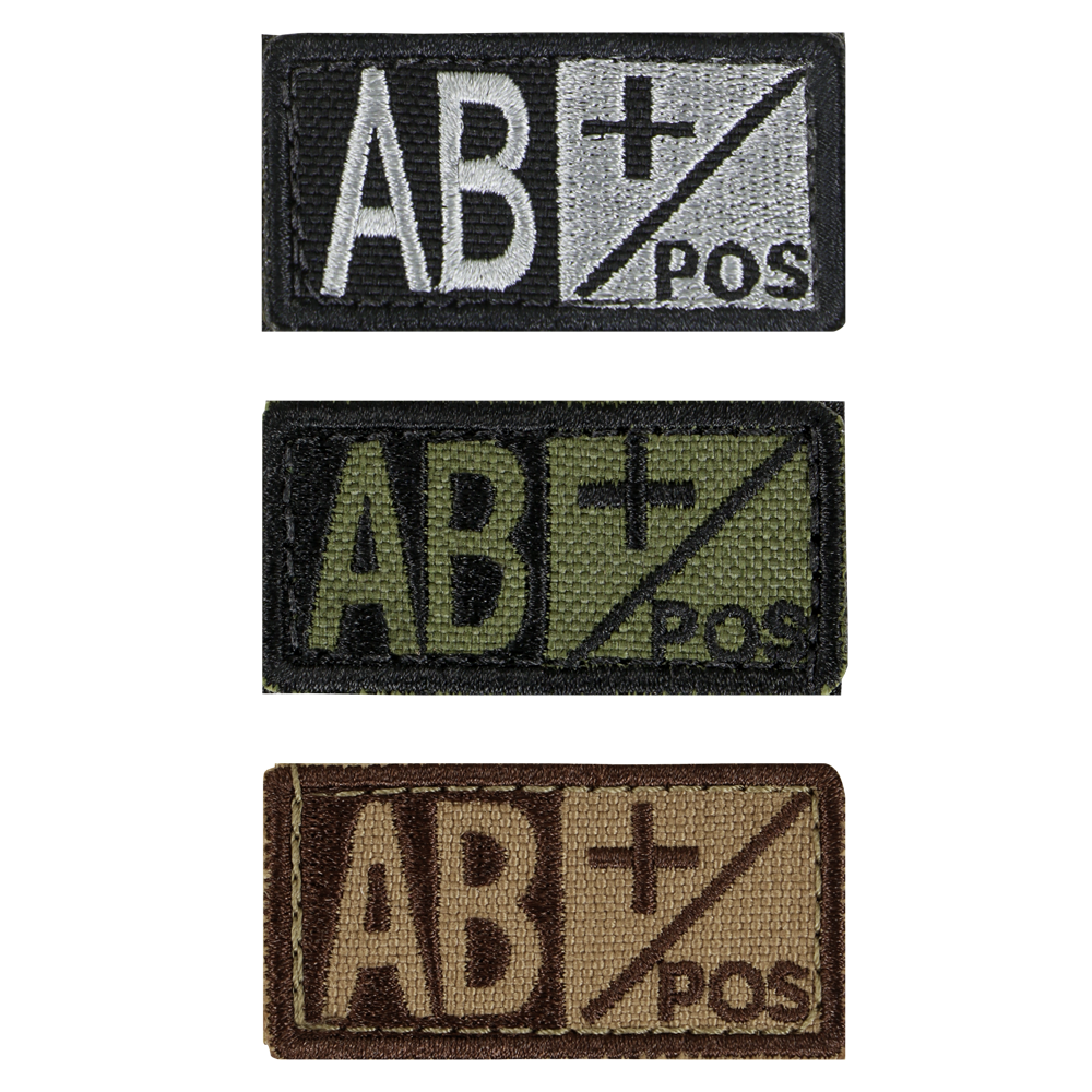 AB Positive Blood Type Patch 