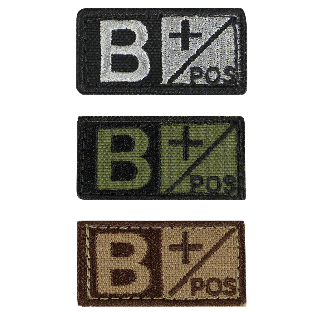 B Positive Blood Type Patches 