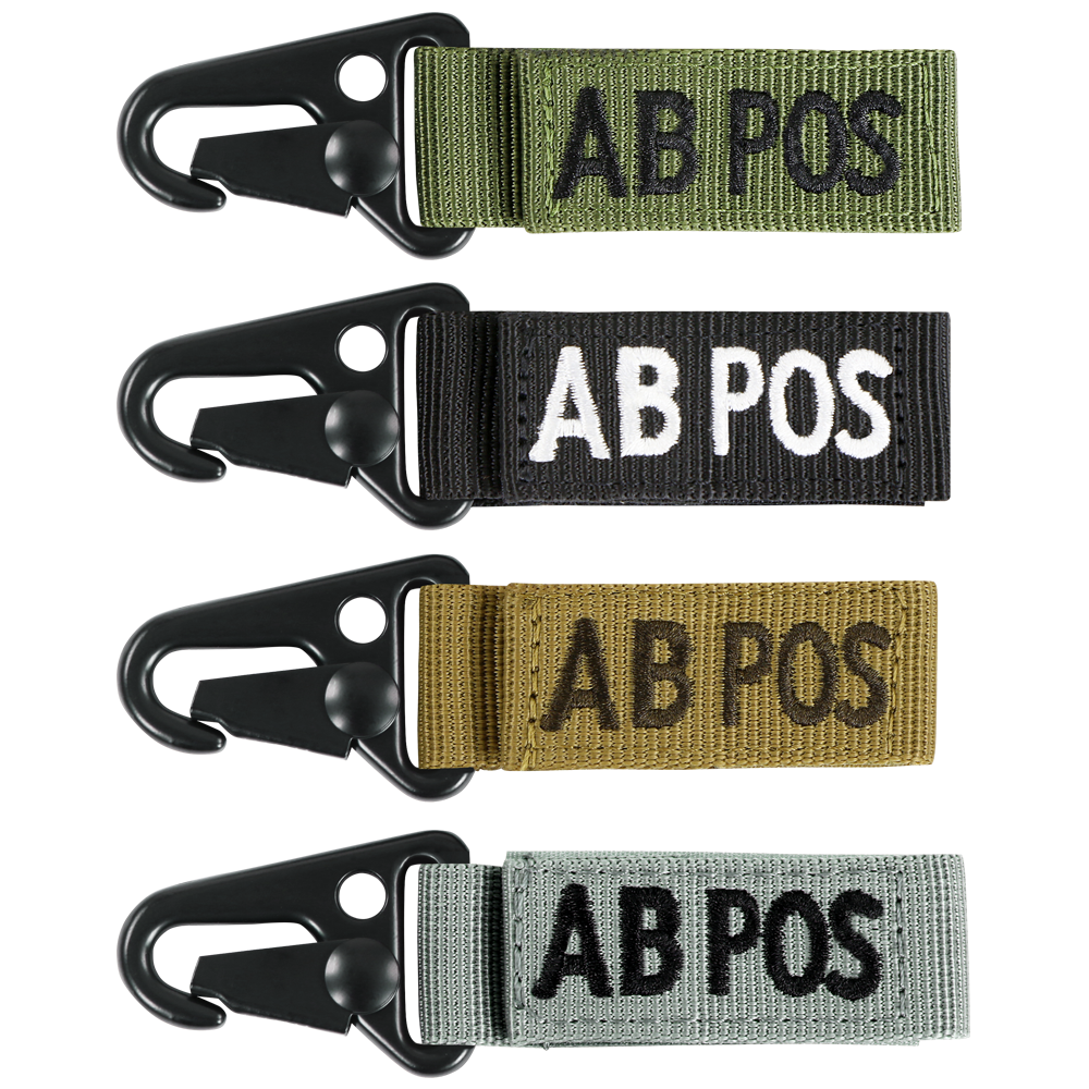 Condor Outdoor AB Positive Blood Type Key Chain 