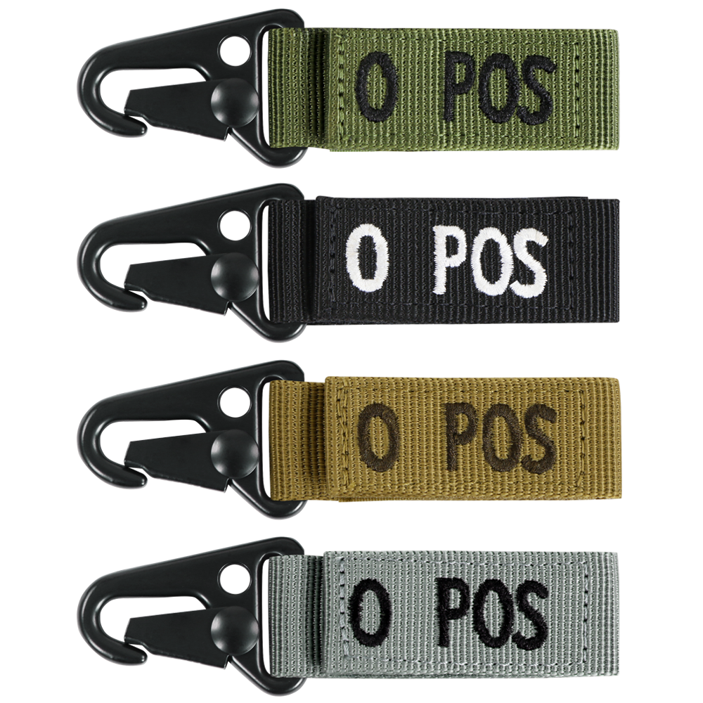 Condor Outdoor O Positive Blood Type Key Chain 