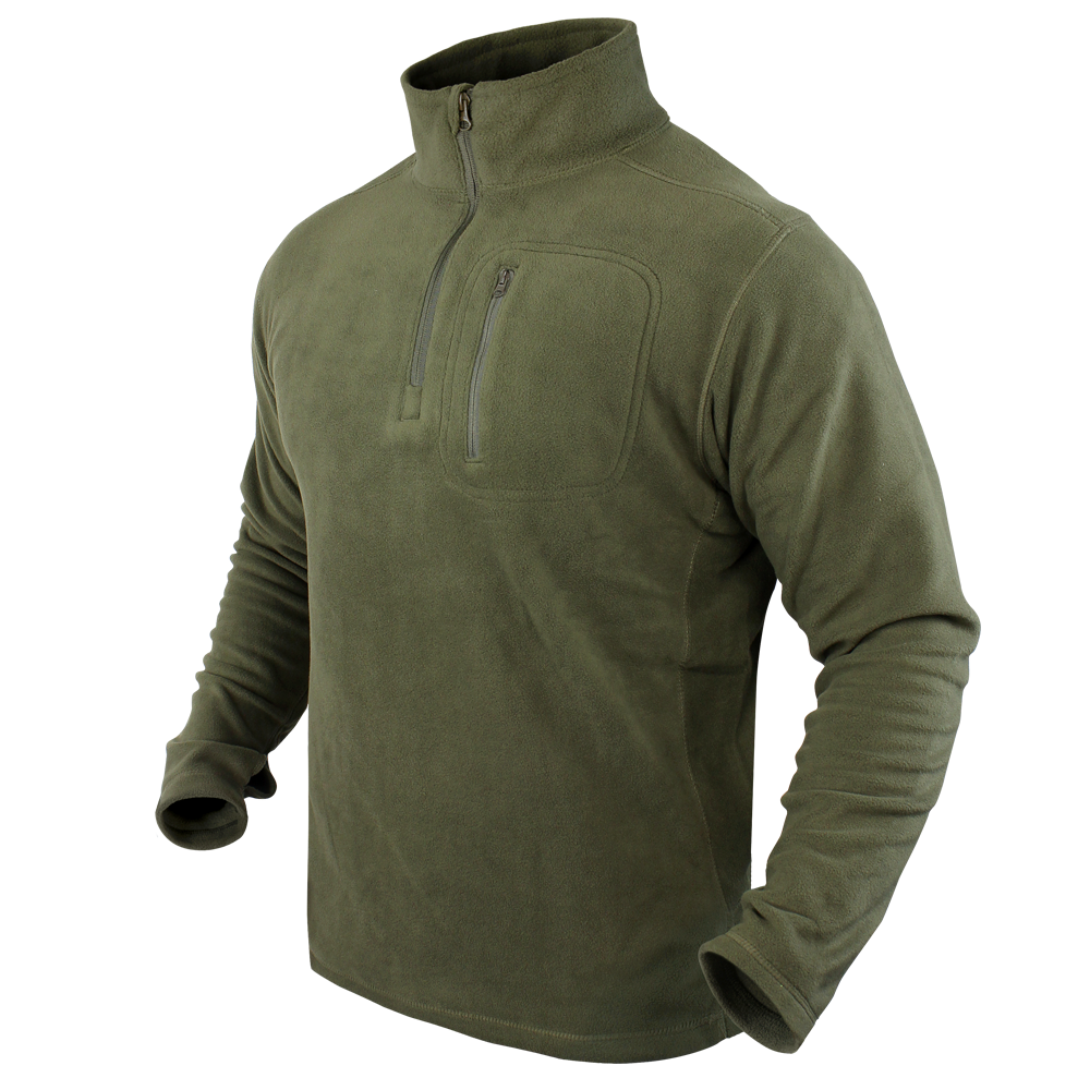 Condor Outdoor Quarter Zip Pullover Olive Drab Green