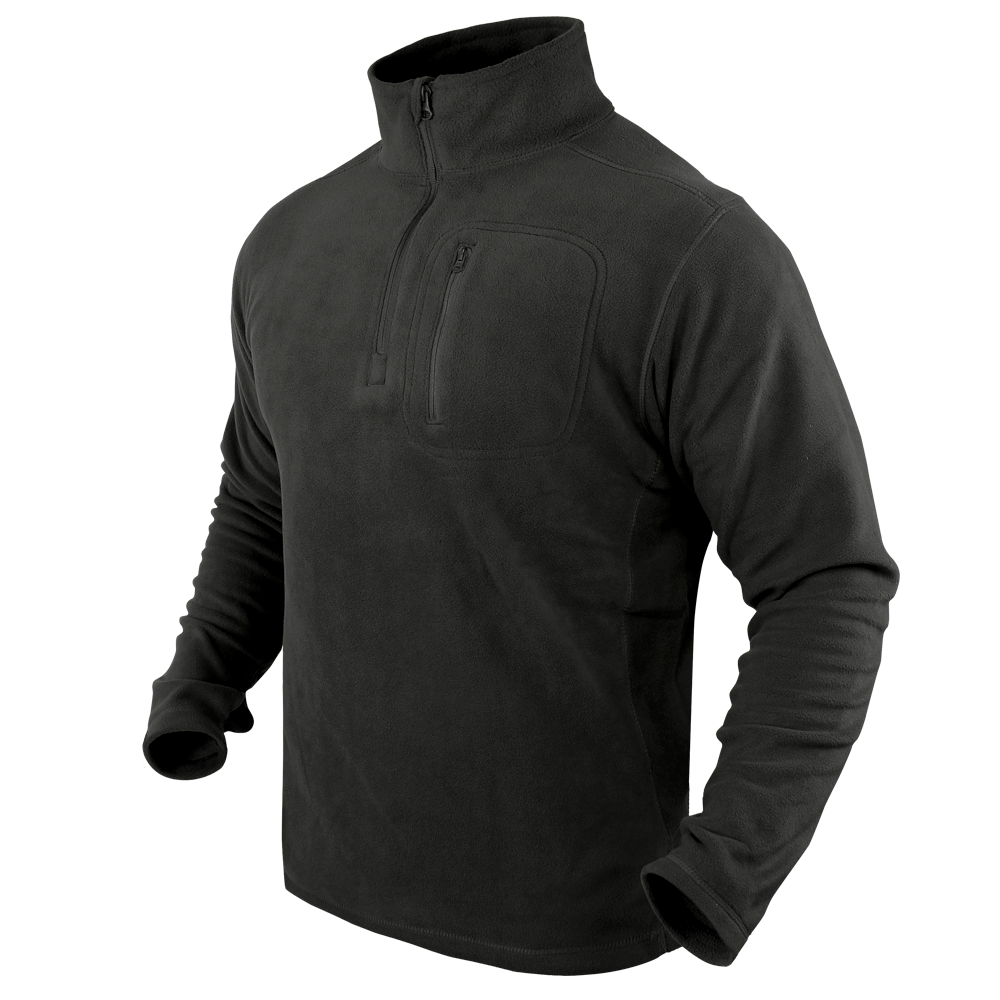 Condor Outdoor Quarter Zip Pullover Black 