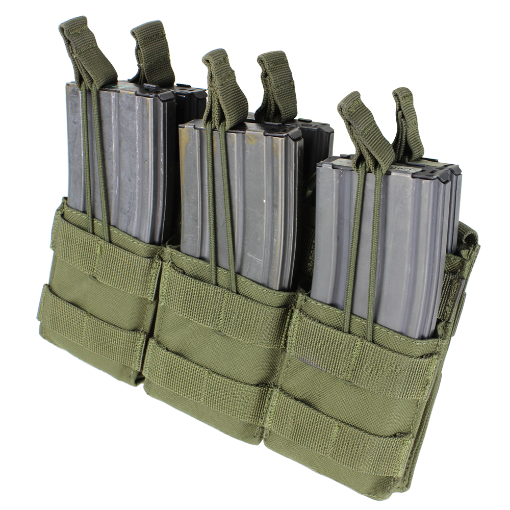 Condor Outdoor Triple Stacker M4 Mag Pouch Olive Drab Green