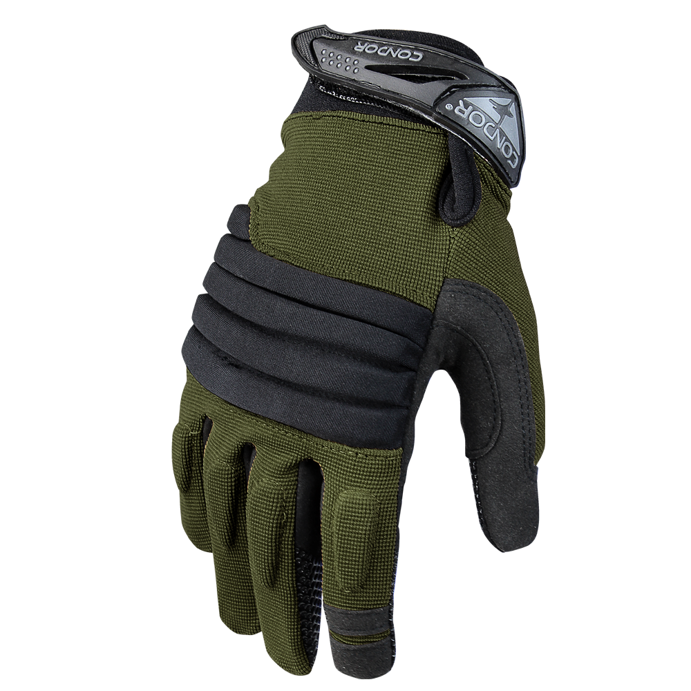 Under Armour Green Tac ColdGear Infrared padded knuckle glove FREE